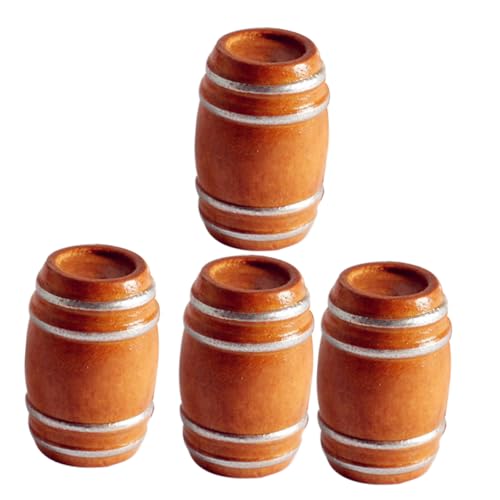 HANABASS 4 Stück Mini -bierfassmodell Miniatur Barzubehör Für Die Heimische Kneipe Puppenhauszubehör Deko Kleines Hausfass Barrel-Modell Mini-Dinge Mini -Figur Minifass Buche HANABASS 4 Stück Mini -bierfassmodell Miniatur Barzubehör Für Die Heimische Kneipe Puppenhauszubehör Deko Kleines Hausfass Barrel-Modell Mini-Dinge Mini -Figur Minifass Buche von HANABASS