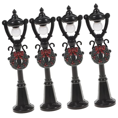 HANABASS 4 Stück Mini-straßenlaternenmodell Miniaturen Puppenstuben-tischlampe Rucksackträger Für Puppen Figuren Auto Bausätze Miniaturornament Mikro Straßenlaterne Abs HANABASS 4 Stück Mini-straßenlaternenmodell Miniaturen Puppenstuben-tischlampe Rucksackträger Für Puppen Figuren Auto Bausätze Miniaturornament Mikro Straßenlaterne Abs von HANABASS