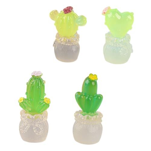 HANABASS 4 Stück Miniatur Kaktus Figuren Lifelike Resin Pflanzenmodell für Mikro Landschaften Tischdeko Wohn und Büroschmuck Farbenfrohe Miniaturpflanzen Deko HANABASS 4 Stück Miniatur Kaktus Figuren Lifelike Resin Pflanzenmodell für Mikro Landschaften Tischdeko Wohn und Büroschmuck Farbenfrohe Miniaturpflanzen Deko von HANABASS