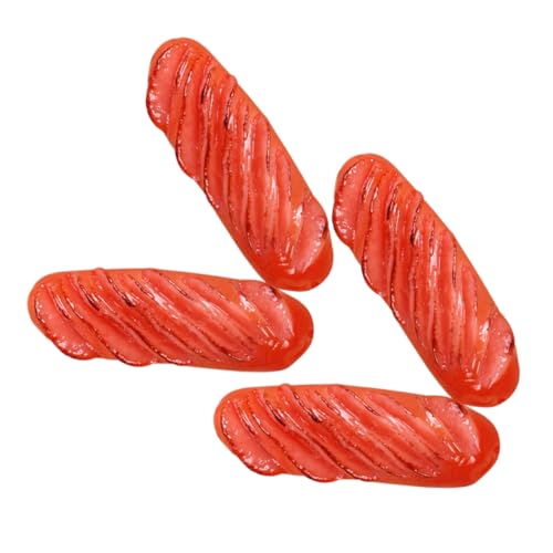 HANABASS 4 Stück Realistische Detailgetreue Mini Grillwürstchen Lebensechte Simulation Gebratene Wurst Deko Vielseitige Food Modelle für Fotorequisiten Küchendekoration und HANABASS 4 Stück Realistische Detailgetreue Mini Grillwürstchen Lebensechte Simulation Gebratene Wurst Deko Vielseitige Food Modelle für Fotorequisiten Küchendekoration und von HANABASS