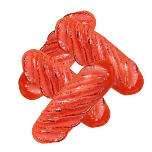 HANABASS 4 Stück Realistische Künstliche Wurst Modelle für Küche Party Dekoration Fotografie und Rollenspiele Vielseitige Fake Food Requisiten HANABASS 4 Stück Realistische Künstliche Wurst Modelle für Küche Party Dekoration Fotografie und Rollenspiele Vielseitige Fake Food Requisiten von HANABASS