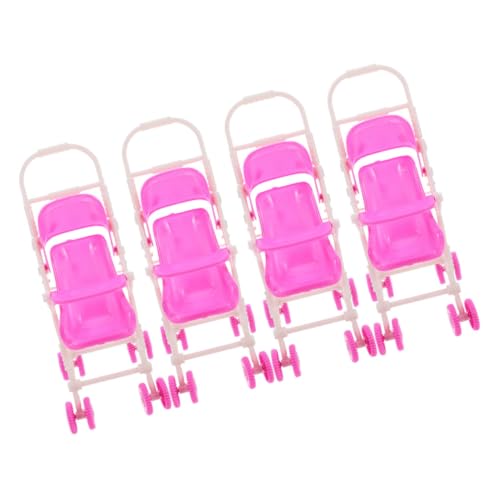 HANABASS 4 Stück Realistischer Puppenwagen Teiliges mit Faltbarem Rahmen und Schirm Robuster Spiel Kinderwagen für Kleinkinder Fördert Kreativität und Rollenspiel Passend für Puppenhaus HANABASS 4 Stück Realistischer Puppenwagen Teiliges mit Faltbarem Rahmen und Schirm Robuster Spiel Kinderwagen für Kleinkinder Fördert Kreativität und Rollenspiel Passend für Puppenhaus von HANABASS