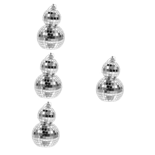 HANABASS 4 Stück Reflektierender Discokugel Hängender Spiegel Ball Deko für Party Weihnachten Silvester Familienfeiern Festliche und Foto Requisiten HANABASS 4 Stück Reflektierender Discokugel Hängender Spiegel Ball Deko für Party Weihnachten Silvester Familienfeiern Festliche und Foto Requisiten von HANABASS