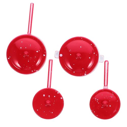 HANABASS 4 Stück Spielzeugsimulation Pfannen dekorative Simulationspfannen fröhliches Mini-Kochgeschirr fröhliche Minikocher Mini-Hauskochgeschirr- Mini-Kocher Legierung rot HANABASS 4 Stück Spielzeugsimulation Pfannen dekorative Simulationspfannen fröhliches Mini-Kochgeschirr fröhliche Minikocher Mini-Hauskochgeschirr- Mini-Kocher Legierung rot von HANABASS