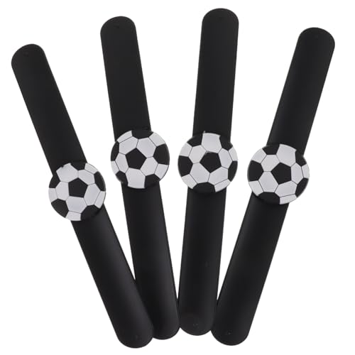 HANABASS 4 Stück Sportmotive Schnapparmbänder für Lustige Fußball Slap Bracelets Sichere Langlebige Party Mitgebsel Einfache Handhabung Sportliches Design HANABASS 4 Stück Sportmotive Schnapparmbänder für Lustige Fußball Slap Bracelets Sichere Langlebige Party Mitgebsel Einfache Handhabung Sportliches Design von HANABASS