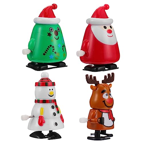 HANABASS 4 Stück Teiliges Aufziehspielzeug Weihnachtsmann Schneemann Weihnachtsbaum Niedliche Cartoon Figuren Sicher und Glatt Lustige Laufspielzeuge für Weihnachtsdeko Xmas Party HANABASS 4 Stück Teiliges Aufziehspielzeug Weihnachtsmann Schneemann Weihnachtsbaum Niedliche Cartoon Figuren Sicher und Glatt Lustige Laufspielzeuge für Weihnachtsdeko Xmas Party von HANABASS