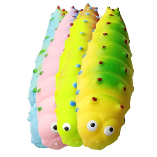 HANABASS 4 Stück Teiliges Dehnbares Verschleißfestes Stressspielzeug in Bunter Raupenform Leichtes Fidget Toy zur Stressreduktion und Sensorischen Beschäftigung Geeignet Zufällige Farbe HANABASS 4 Stück Teiliges Dehnbares Verschleißfestes Stressspielzeug in Bunter Raupenform Leichtes Fidget Toy zur Stressreduktion und Sensorischen Beschäftigung Geeignet Zufällige Farbe von HANABASS