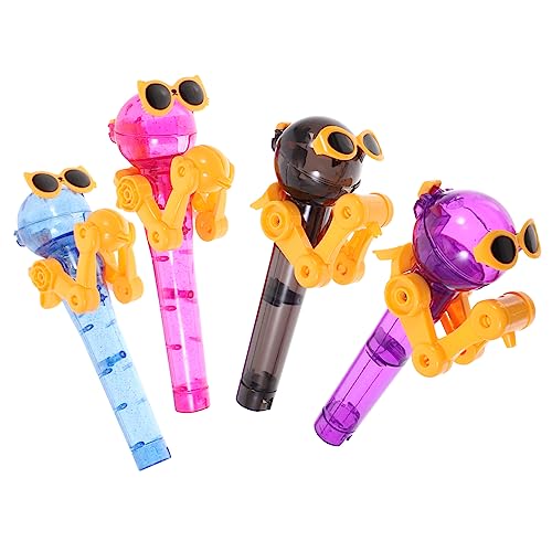 HANABASS 4 Stück Teiliges Dinosaurier Lutscherhalter Kreativer Lollipop Roboter mit Knopföffnung Lustiges Süßigkeiten für Candy Box für Geburtstag und Weihnachten Farbe HANABASS 4 Stück Teiliges Dinosaurier Lutscherhalter Kreativer Lollipop Roboter mit Knopföffnung Lustiges Süßigkeiten für Candy Box für Geburtstag und Weihnachten Farbe von HANABASS