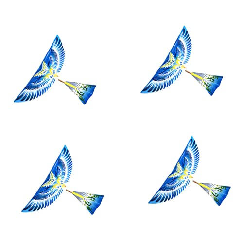 HANABASS 4 Stücke Gummiband Ornithopter Flugzeugspielzeug Selbstgemacht für Kinder Bastelmodelle mit Pädagogisches Spielzeug für Kreative Outdoor Aktivitäten HANABASS 4 Stücke Gummiband Ornithopter Flugzeugspielzeug Selbstgemacht für Kinder Bastelmodelle mit Pädagogisches Spielzeug für Kreative Outdoor Aktivitäten von HANABASS