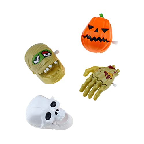HANABASS 4 Stück Teiliges Halloween Aufziehspielzeug aus Mechanische Grusel Figuren mit Wind Up Funktion Sichere Lernspielzeuge für Halloween Party Deko und Spaß HANABASS 4 Stück Teiliges Halloween Aufziehspielzeug aus Mechanische Grusel Figuren mit Wind Up Funktion Sichere Lernspielzeuge für Halloween Party Deko und Spaß von HANABASS
