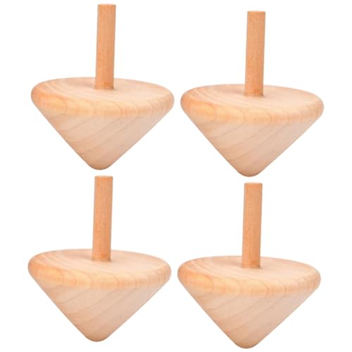 HANABASS 4 Stück Teiliges Holz Gyro für Langlebig Verschleißfest Handdrehbar Fördert Feinmotorik Geschenk für Jungen und Mädchen zum Drinnen und Draußen HANABASS 4 Stück Teiliges Holz Gyro für Langlebig Verschleißfest Handdrehbar Fördert Feinmotorik Geschenk für Jungen und Mädchen zum Drinnen und Draußen von HANABASS