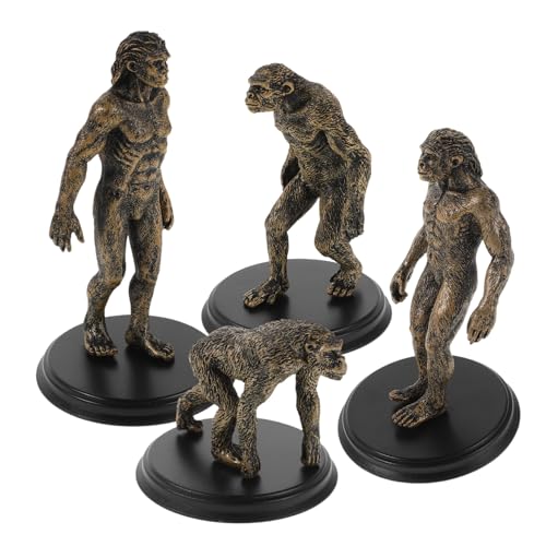 HANABASS 4 Stück Teiliges Kunststoff-Modelle Urzeitmensch Evolution Lifelike Figuren Lernhilfe Klassenzimmer und Zuhause Unterrichtsmaterial für Geschichte und Anthropologie HANABASS 4 Stück Teiliges Kunststoff-Modelle Urzeitmensch Evolution Lifelike Figuren Lernhilfe Klassenzimmer und Zuhause Unterrichtsmaterial für Geschichte und Anthropologie von HANABASS