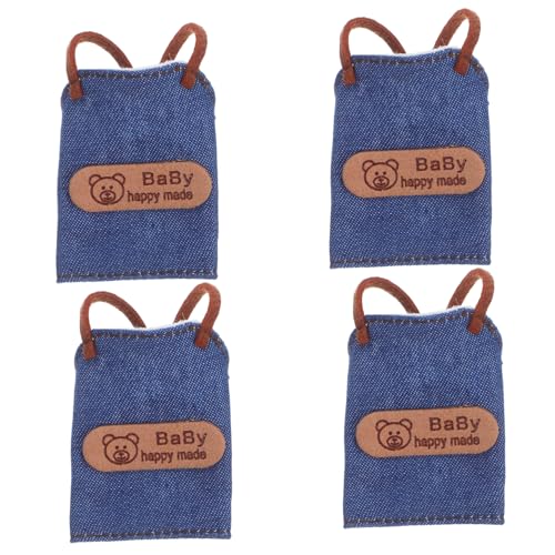 HANABASS 4 Stück Teiliges Mini Denim Schürzen für Puppen Handgefertigte Realistische Miniatur Schürzen für Puppen Bäcker-Outfits und Dollhouse Zubehör HANABASS 4 Stück Teiliges Mini Denim Schürzen für Puppen Handgefertigte Realistische Miniatur Schürzen für Puppen Bäcker-Outfits und Dollhouse Zubehör von HANABASS
