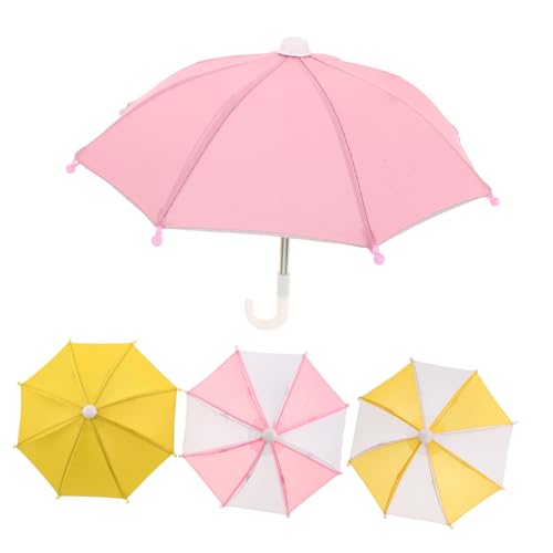HANABASS 4 Stück Teiliges Puppen-Regenschirm Puppen Leichter Miniatur-Sonnenschirm Kindgerechte Sommer-Accessoires Vielseitig für Fotoshootings und Strand-Dekoration HANABASS 4 Stück Teiliges Puppen-Regenschirm Puppen Leichter Miniatur-Sonnenschirm Kindgerechte Sommer-Accessoires Vielseitig für Fotoshootings und Strand-Dekoration von HANABASS