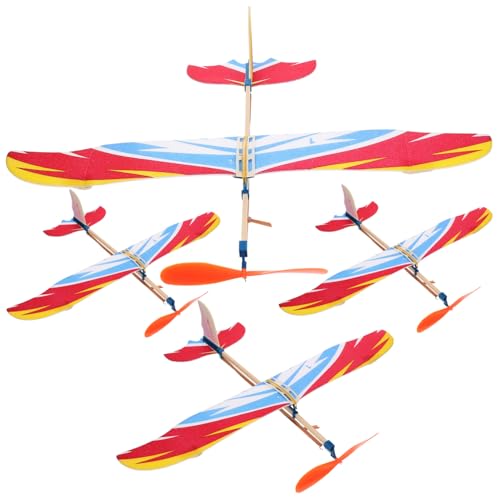 HANABASS 4 Stück Teiliges Segelflugzeuge DIY Flugzeug Leicht Tragbar Fördert Hand Auge koordination Kreatives Basteln Indoor Outdoor Geeignet für Jungen Mädchen HANABASS 4 Stück Teiliges Segelflugzeuge DIY Flugzeug Leicht Tragbar Fördert Hand Auge koordination Kreatives Basteln Indoor Outdoor Geeignet für Jungen Mädchen von HANABASS