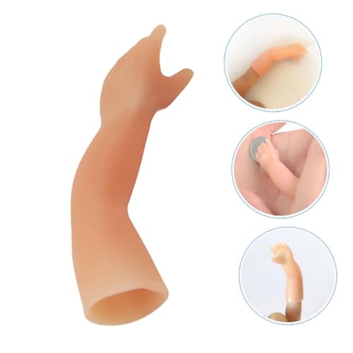 HANABASS 4 Stück Teiliges Zaubertrick Kleine Silikon Hand Requisiten Münzen Verschwinden Close Up Streichspielzeug für Bühnenperformance und Partyspaß HANABASS 4 Stück Teiliges Zaubertrick Kleine Silikon Hand Requisiten Münzen Verschwinden Close Up Streichspielzeug für Bühnenperformance und Partyspaß von HANABASS