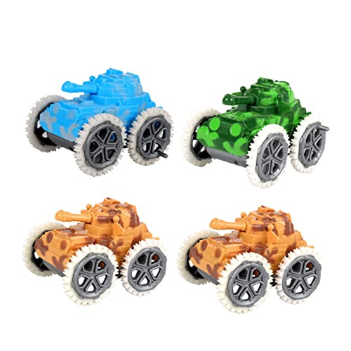 HANABASS 4 Stück Teiliges mit Pull Back Funktion Robuste Panzer Modellautos Realistisch Gestaltet für Interaktives Lernspiel und Motorische Farblich Gemischt HANABASS 4 Stück Teiliges mit Pull Back Funktion Robuste Panzer Modellautos Realistisch Gestaltet für Interaktives Lernspiel und Motorische Farblich Gemischt von HANABASS