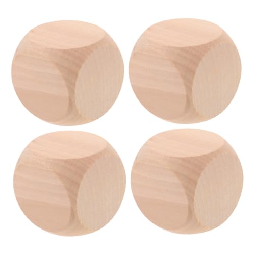 HANABASS 4 Stück Unvollendete Holz Würfel Blanko Dice für DIY Bastelprojekte Spiele Dekoration Vielseitig Verwendbar Robust Langlebig HANABASS 4 Stück Unvollendete Holz Würfel Blanko Dice für DIY Bastelprojekte Spiele Dekoration Vielseitig Verwendbar Robust Langlebig von HANABASS
