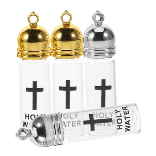 HANABASS 4 Stück Weihwasserflasche Zur Taufe Kleine Weihwasserflasche Kirchendekorationen Für Hochzeit Segenswasserflaschen Weihwasserhalter Kleine Flaschen Weihwasserflasche Aus von HANABASS