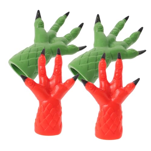 HANABASS 4 Stücke Kreative Hand Fingerpuppen Bunte Lustige Party für Familie Freunde April Fools Halloween Spaßige Requisiten HANABASS 4 Stücke Kreative Hand Fingerpuppen Bunte Lustige Party für Familie Freunde April Fools Halloween Spaßige Requisiten von HANABASS