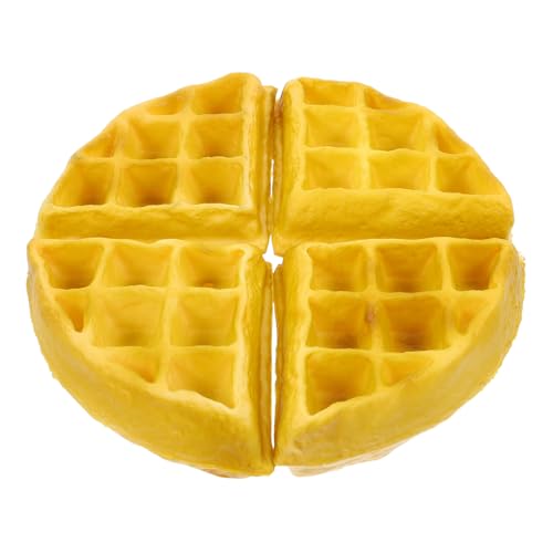 HANABASS 4 Stücke Waffelform Feiertagswaffel falsch Waffel falsches Zubehör Fake Food für die Küche Stellen Sie Sich vor, Waffel falsch für Mini-Waffeln Schaum Yellow HANABASS 4 Stücke Waffelform Feiertagswaffel falsch Waffel falsches Zubehör Fake Food für die Küche Stellen Sie Sich vor, Waffel falsch für Mini-Waffeln Schaum Yellow von HANABASS