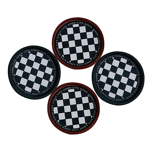 HANABASS 4 Teiliges Tablett Ornamente Wohnaccessoires Essenstabletts Dekoration Präsentationstablett Mini Requisite Schreibtisch Aufbewahrungstablett Mini Zubehör Kleine von HANABASS