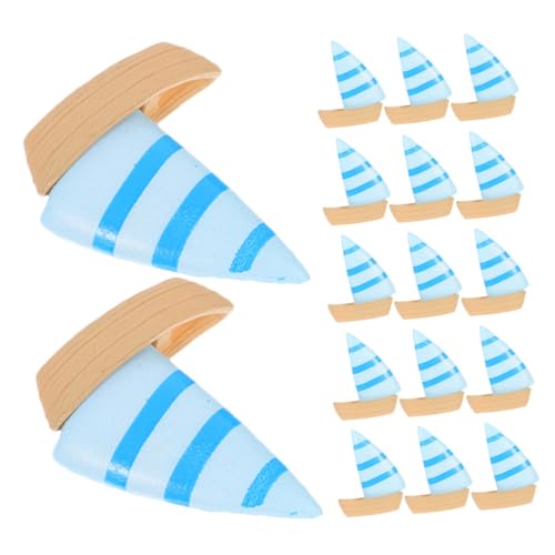 HANABASS 40 Stück Miniatur Segelboot Figuren Mediterraner Stil Langlebiges Dekor für Büro Wohnbereich Strandparty Mikro-Landschaft Strand Meeresthema HANABASS 40 Stück Miniatur Segelboot Figuren Mediterraner Stil Langlebiges Dekor für Büro Wohnbereich Strandparty Mikro-Landschaft Strand Meeresthema von HANABASS