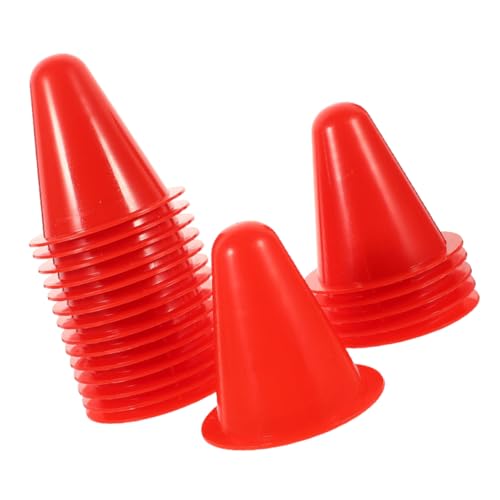 HANABASS 40 Stück Rollschuhstapel Straße Ausbildung Sportkegel Zapfen Sport Sporttrainingskegel Für Markierungskegel Drinnen Im Freien Rollende Plastik Rot HANABASS 40 Stück Rollschuhstapel Straße Ausbildung Sportkegel Zapfen Sport Sporttrainingskegel Für Markierungskegel Drinnen Im Freien Rollende Plastik Rot von HANABASS