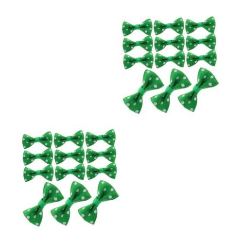 HANABASS 40 Stück Teiliges Mini Bowtie für Puppen Vorgebundene Grün Weiß Gepunktete Krawatten Vielseitig für DIY Bastelprojekte Puppenhausdekoration Irische Party Accessoires Handliche HANABASS 40 Stück Teiliges Mini Bowtie für Puppen Vorgebundene Grün Weiß Gepunktete Krawatten Vielseitig für DIY Bastelprojekte Puppenhausdekoration Irische Party Accessoires Handliche von HANABASS