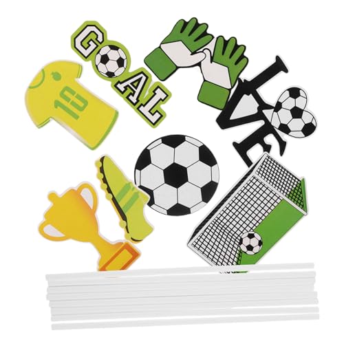 HANABASS 40stücke Fußball Themen Kuchendekorationen Cupcake Topper Für Sportfeiern Interaktive Fußballspieler Und Trophäen Picks Partyaccessoires Für Geburtstagsfeiern Und Feiern HANABASS 40stücke Fußball Themen Kuchendekorationen Cupcake Topper Für Sportfeiern Interaktive Fußballspieler Und Trophäen Picks Partyaccessoires Für Geburtstagsfeiern Und Feiern von HANABASS