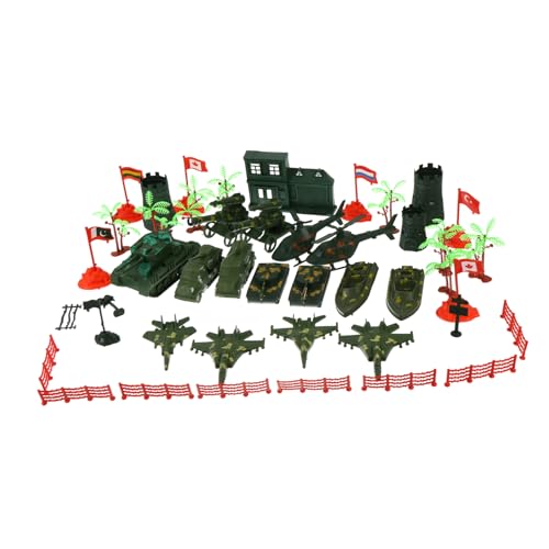 HANABASS 41Stücke Teiliges Militärspielzeug für Lustige Modellautos Zubehör für Kreatives Rollenspiel für Jungen und Fördert Fantasie und Kreativität HANABASS 41Stücke Teiliges Militärspielzeug für Lustige Modellautos Zubehör für Kreatives Rollenspiel für Jungen und Fördert Fantasie und Kreativität von HANABASS