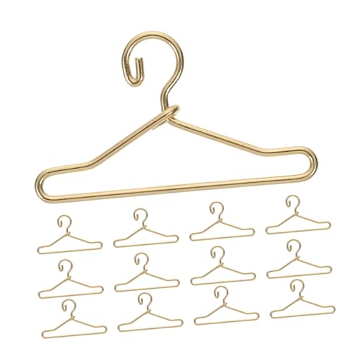 HANABASS 45 Stück Teiliges Miniatur Puppenkleiderbügel aus Robustem Metall Filigrane Mini Kleiderbügel für Puppenhaus Kleidung Goldfarbene Mini Hänger Schonend für Zarte Puppenbekleidung HANABASS 45 Stück Teiliges Miniatur Puppenkleiderbügel aus Robustem Metall Filigrane Mini Kleiderbügel für Puppenhaus Kleidung Goldfarbene Mini Hänger Schonend für Zarte Puppenbekleidung von HANABASS