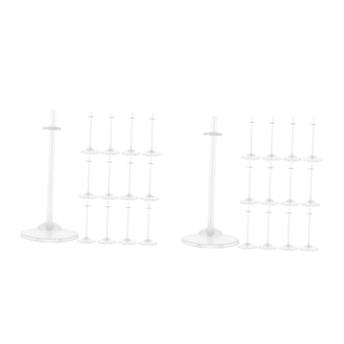 HANABASS 48 Stck. Teiliges Puppenständer aus Robustem Kunststoff Stabiler Miniatur Displayhalter für Actionfiguren und Puppen Benutzerfreundlich Sicherer Halt für Sammlerstücke und HANABASS 48 Stck. Teiliges Puppenständer aus Robustem Kunststoff Stabiler Miniatur Displayhalter für Actionfiguren und Puppen Benutzerfreundlich Sicherer Halt für Sammlerstücke und von HANABASS