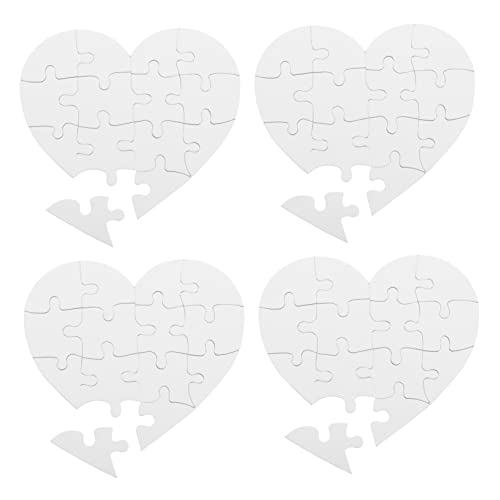 HANABASS 4Sätze Leeres Herz Puzzle zum Ausmalen für Teiliges DIY für Kreative und Bastelprojekte Fördert Hand Augen Koordination und Kreativität für DIY Enthusiasten HANABASS 4Sätze Leeres Herz Puzzle zum Ausmalen für Teiliges DIY für Kreative und Bastelprojekte Fördert Hand Augen Koordination und Kreativität für DIY Enthusiasten von HANABASS