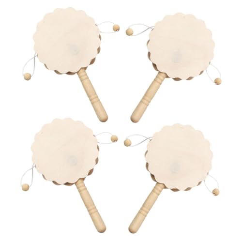 HANABASS 4Stücke DIY Holz Rasseltrommel für Unbemalt für Kreative Malerei und Bastelprojekte Sicheres und Stabiles Musik und Dekoration HANABASS 4Stücke DIY Holz Rasseltrommel für Unbemalt für Kreative Malerei und Bastelprojekte Sicheres und Stabiles Musik und Dekoration von HANABASS