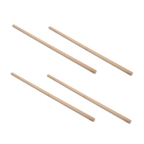 HANABASS 4Stücke Mahjong Putter aus Holz Amerikanischer Stil Langlebiger Schieber mit Komfortablem Griff für Mahjong Spiele und Partys Tischständer für Optimale von HANABASS