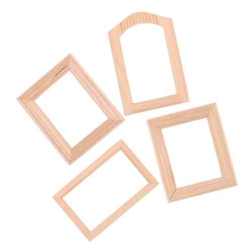 HANABASS 4Stücke Maßstab Handwerkskunst Für DIY Puppenhausdekoration Und Zubehör Fügt Charme Und Realismus Hinzu von HANABASS