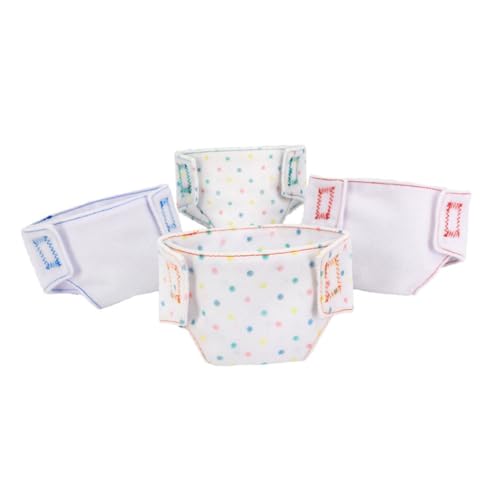 HANABASS 4Stücke Puppenunterwäsche für Puppen Verstellbare Puppenhöschen aus Sicherem Material Puppenzubehör für Kreative Spielstunden Geschenkidee HANABASS 4Stücke Puppenunterwäsche für Puppen Verstellbare Puppenhöschen aus Sicherem Material Puppenzubehör für Kreative Spielstunden Geschenkidee von HANABASS