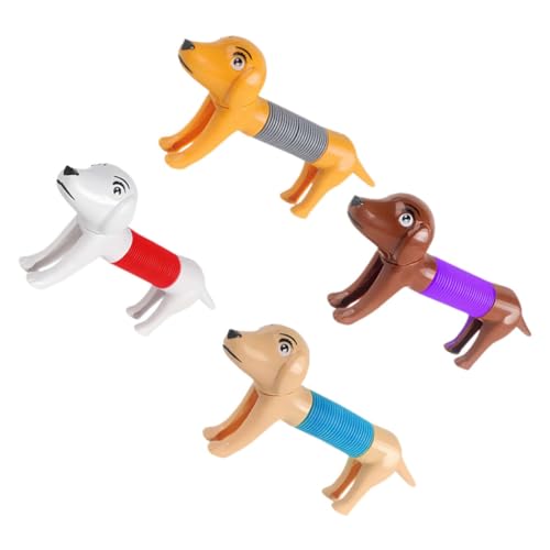 HANABASS 4Stücke Röhrenspielzeug Für Flexibles Pop Tube Mit Tierischem Design Für Farben Erhältlich von HANABASS