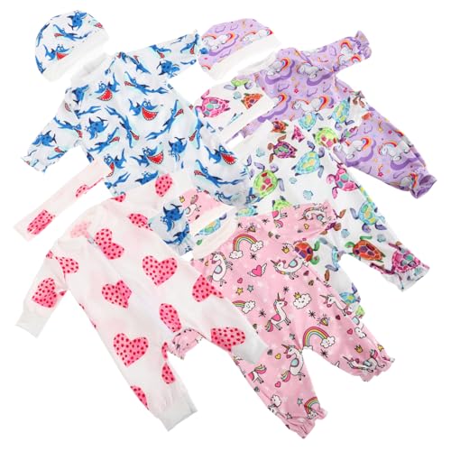 HANABASS 5 Sets Puppenkleidung Babypuppe Minipuppen Puppenhauszubehör Puppenkostümzubehör Jungenpuppenzubehör Puppenanziehpuppe Puppenhauszubehör Anziehpuppe Gefälschte Babykleidung von HANABASS