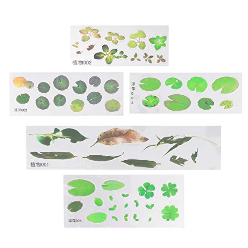HANABASS 5 Stck Simulation Pflanzenmaterial Aufkleber Epoxidharz Ab Kleber Enten und Schwimmblatt Dekorationen für DIY Projekte für Kreative Bastelarbeiten HANABASS 5 Stck Simulation Pflanzenmaterial Aufkleber Epoxidharz Ab Kleber Enten und Schwimmblatt Dekorationen für DIY Projekte für Kreative Bastelarbeiten von HANABASS