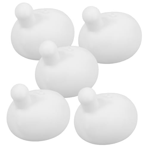 HANABASS 5 Stück Blasenblasende Puppe Spucke Blasen, quetsche Spielzeuge Basteln von Seifenblasen-Requisiten für Gummiball Dekompressions-Spielzeugherstellungs-Requisite von HANABASS
