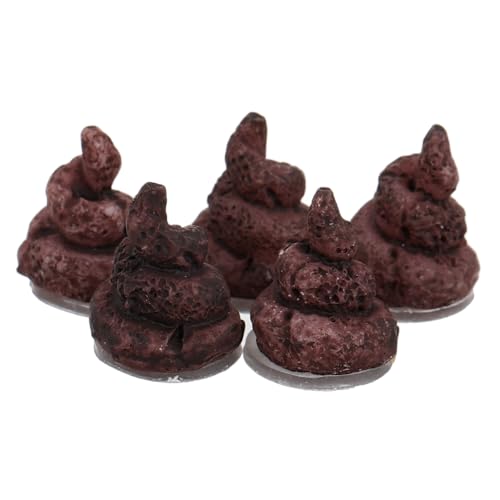 HANABASS 5 Stück Fake Poop Figuren Teiliges Realistische Kackhaufen Deko für Garten Lustige Scherzartikel für Partys und Aprilscherze Humorvolle Wohnaccessoires HANABASS 5 Stück Fake Poop Figuren Teiliges Realistische Kackhaufen Deko für Garten Lustige Scherzartikel für Partys und Aprilscherze Humorvolle Wohnaccessoires von HANABASS