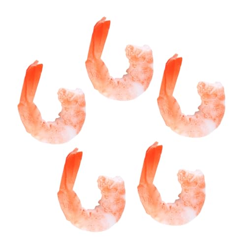 HANABASS 5 Stück Garnelenimitat Fischtankdekoration Garnelen Essen Simulationsmodell Für Gekochtes Essen Künstliche Nahrung Geschälte Garnelen Simulation Garnelen Vorgibt Essen Plüsch PVC HANABASS 5 Stück Garnelenimitat Fischtankdekoration Garnelen Essen Simulationsmodell Für Gekochtes Essen Künstliche Nahrung Geschälte Garnelen Simulation Garnelen Vorgibt Essen Plüsch PVC von HANABASS