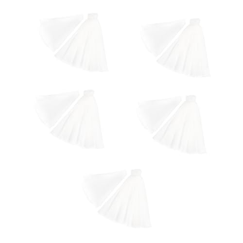 HANABASS 5 Stück Hochzeitskleid für Puppen Großes Kleid mit Schleier Dekorative Puppenbekleidung für Kreative Spiele und Fantasievolles Rollenspiel HANABASS 5 Stück Hochzeitskleid für Puppen Großes Kleid mit Schleier Dekorative Puppenbekleidung für Kreative Spiele und Fantasievolles Rollenspiel von HANABASS