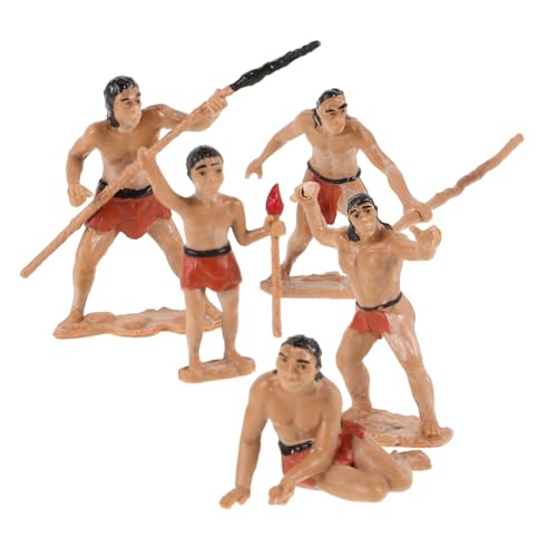 HANABASS 5 Stück Jagd Lebensmodell Typ Bonsai Primitive Menschen Mini Primitive Männer Figuren Mini Primitive Männer Modellszenen Camping Camping Figuren Spielzeugfigur Harz HANABASS 5 Stück Jagd Lebensmodell Typ Bonsai Primitive Menschen Mini Primitive Männer Figuren Mini Primitive Männer Modellszenen Camping Camping Figuren Spielzeugfigur Harz von HANABASS