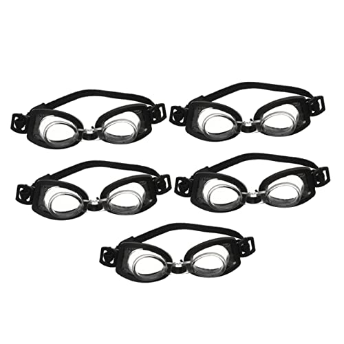 HANABASS 5 Stück Mini Schwimmbrillen für Puppen Teiliges Kleine Taucherbrillen als Puppenzubehör zum Ankleiden und Fotografieren Langlebig Modisch für Bastelprojekte von HANABASS