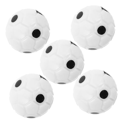 HANABASS 5 Stück Miniatur Fußballmodell Mini Fußball Kleiner Fußball Mini Sportbälle Mini Ball Mini Fußball Fußball Mini Kunststoff von HANABASS