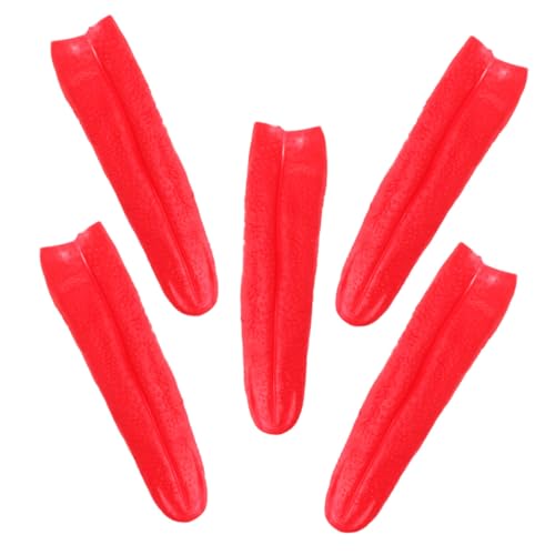 HANABASS 5 Stück Realistische Dehnbare Rote Zungen-attrappen Hautfreundlich Lebendig Rot Mittlere für Halloween-streiche Bühnenauftritte Magiertricks Geeignet für Erwachsene HANABASS 5 Stück Realistische Dehnbare Rote Zungen-attrappen Hautfreundlich Lebendig Rot Mittlere für Halloween-streiche Bühnenauftritte Magiertricks Geeignet für Erwachsene von HANABASS