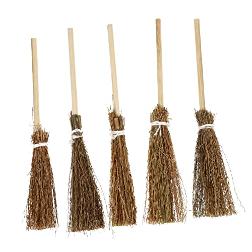 HANABASS 5 Stück Simulationsdekorative Besen Miniatur-Puppenhaus- Kleiner Besen Mini-Besen-Ornament dekorativer Minibesen Mini-Besen-Handwerk Miniaturbesen für Puppenhaus Holzmaterial HANABASS 5 Stück Simulationsdekorative Besen Miniatur-Puppenhaus- Kleiner Besen Mini-Besen-Ornament dekorativer Minibesen Mini-Besen-Handwerk Miniaturbesen für Puppenhaus Holzmaterial von HANABASS